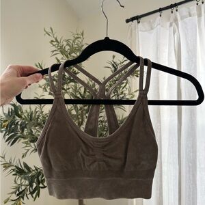 Women's Brown Strappy Bralette